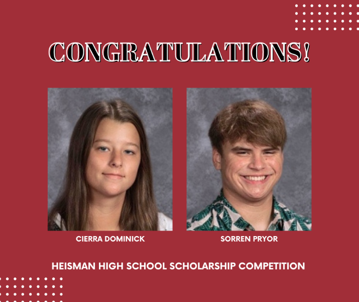 USD 469 - Congratulations to Lansing High School Seniors and Heisman High School Scholarship Winners Cierra Dominick and Sorren Pryor